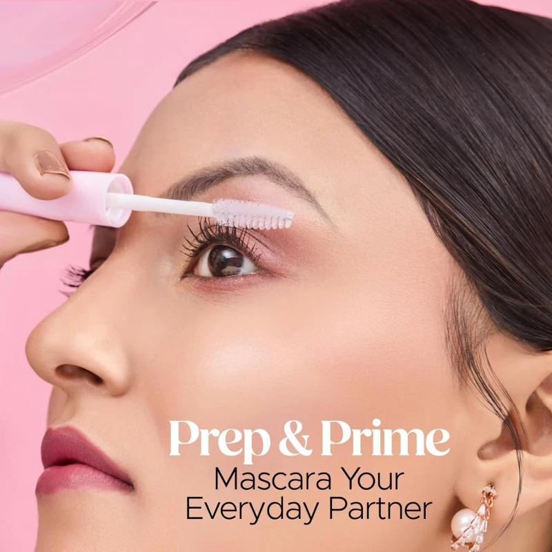 Hilary Rhoda Prep & Prime Transparent Mascara | Clear Gel Formula | Natural Look & Lash Transparent Mascara | Glossy & Shiny | Enhances Lash & Curl | Clump-Free | 10ml - Thumbnail 3